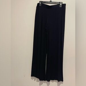 Philosophy Elegant Black Wide Leg Pants
